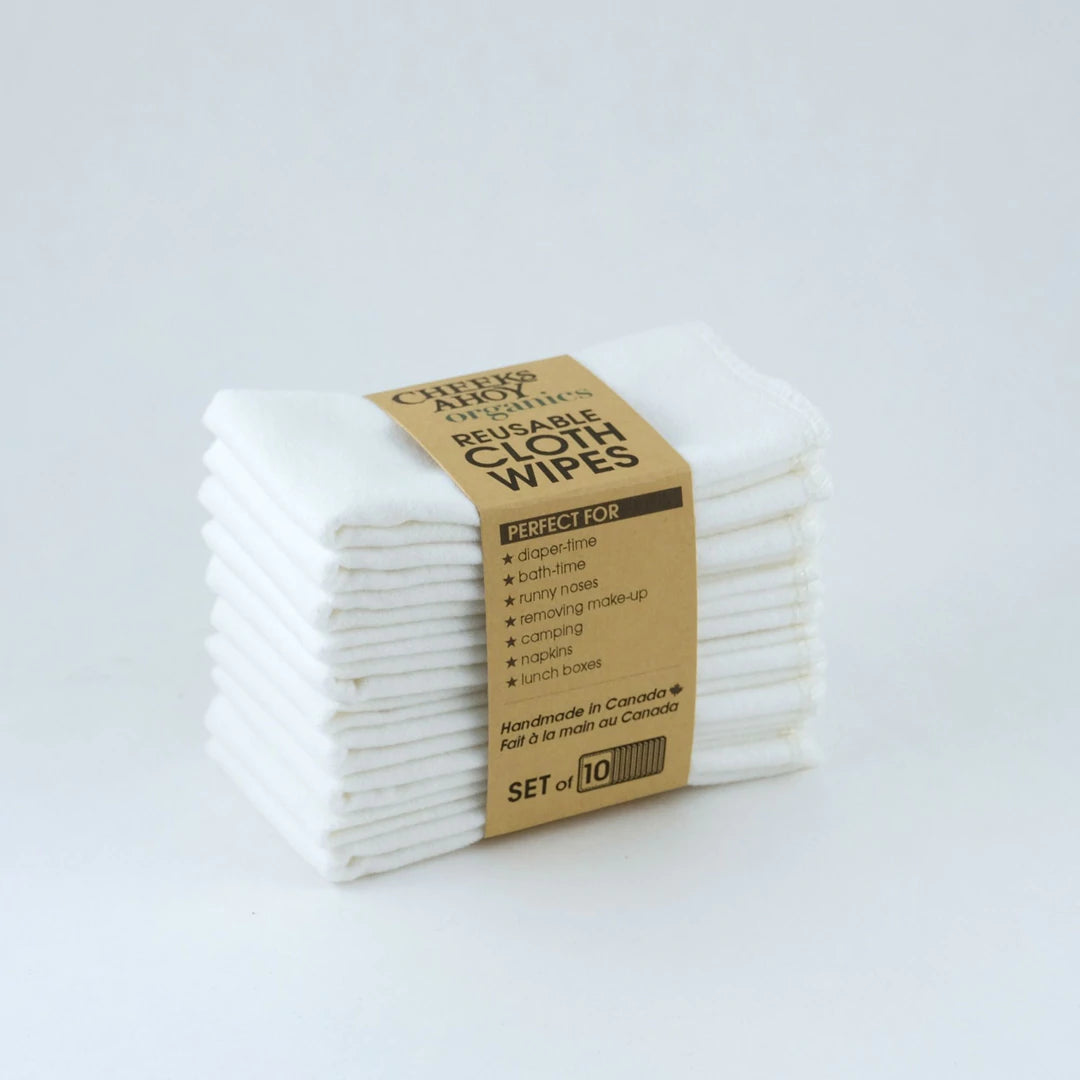 Organic Cloth Wipes (10 Pack)